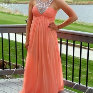 Salmon Formal Dress